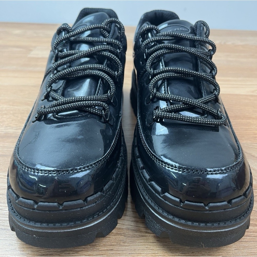 Skechers Jammers Cool Block Shoes Black Faux Patent Leather Women's Size 10 NEW - Picture 6 of 13